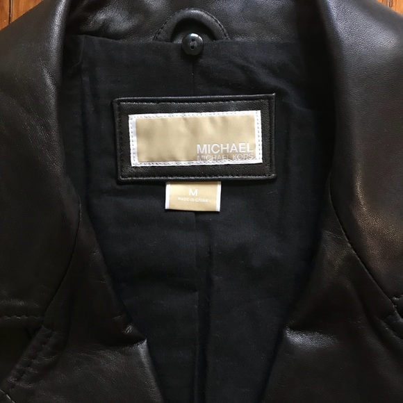 Michael Kors Leather Jacket - Picture 4 of 7
